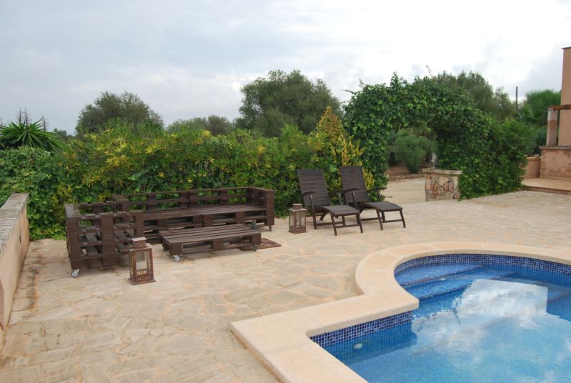 Ground-floor finca with AC; pool and beautiful view -- Santanyi - Campos -- F 152