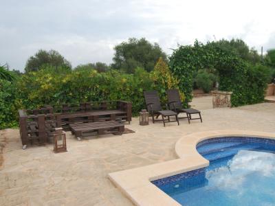 Ground-floor finca with AC; pool and beautiful view -- Santanyi - Campos -- F 152