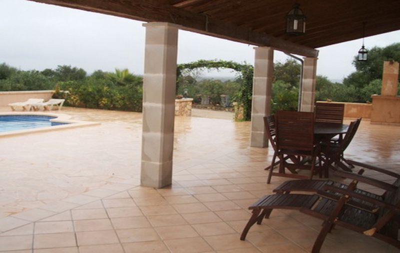 Ground-floor finca with AC; pool and beautiful view -- Santanyi - Campos -- F 152