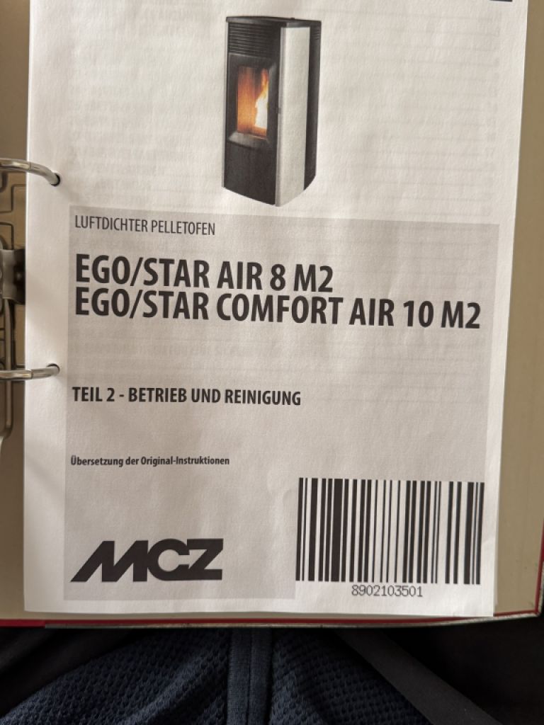 Estufa de pellets 10 kW