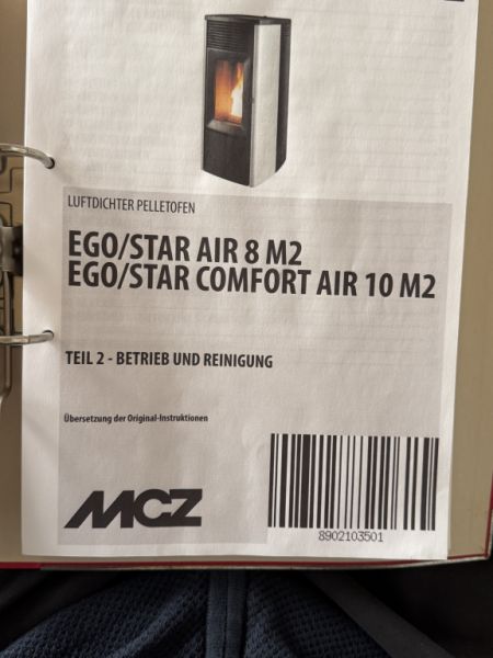 Estufa de pellets 10 kW