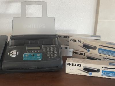 Fax Philips Magic 3 + 5 rollos nuevos de Ink-Film – ¡Paquete top!