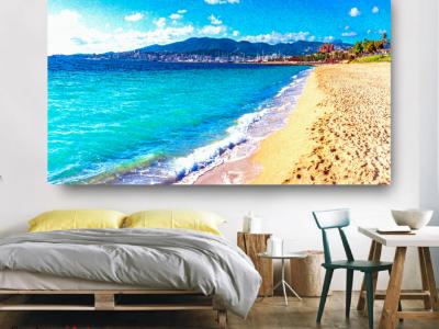 Playa de Palma - Kunst auf Leinwand