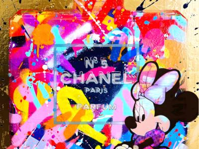 Pop Art Chanel Kunst auf Leinwand