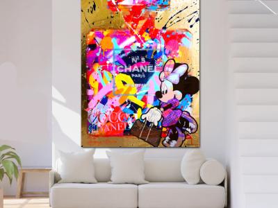 Pop Art Chanel Kunst auf Leinwand