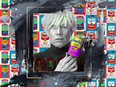 Pop Art Art Andy Warhol y latas Campbell