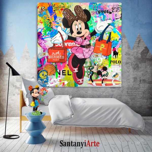 Pop Art Kunst auf Leinwand