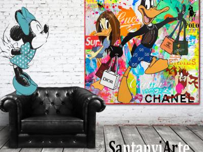 Arte Pop Art sobre lienzo