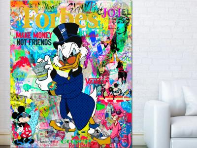 Pop Art Kunst auf Leinwand