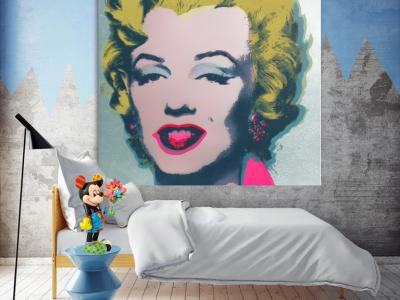 Pop Art Merilyn mit Diamond Dust