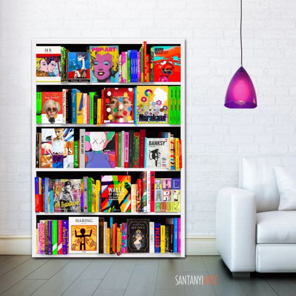 Pop Art Santanyi - Kunst auf Leinwand