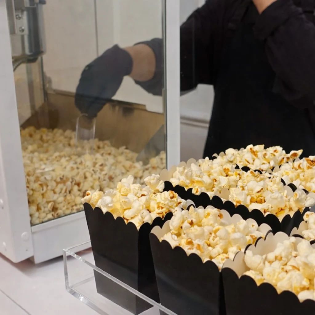 Carrito de palomitas para eventos en Mallorca