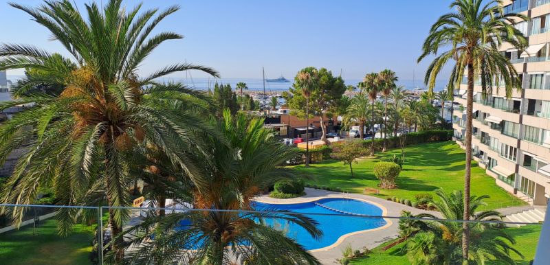 Portals Nous : Saisonale Vermietung - Meerblick, direkter Zugang zum Hafen -trop. Garten m. Pool