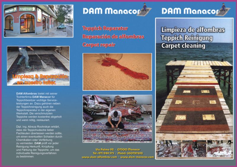 Professional carpet cleaning for flawless cleanliness! At DAM Manacor