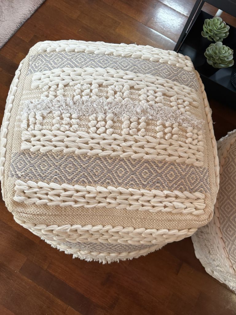 Puff Poufs Sitzkissen 2 Stück neu