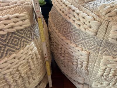 Puff Poufs Sitzkissen 2 Stück neu