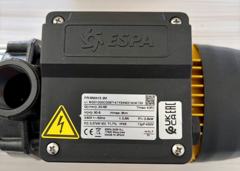 Pumpe für Druckerhöhungsanlage, Espa Prisma 15 3 M