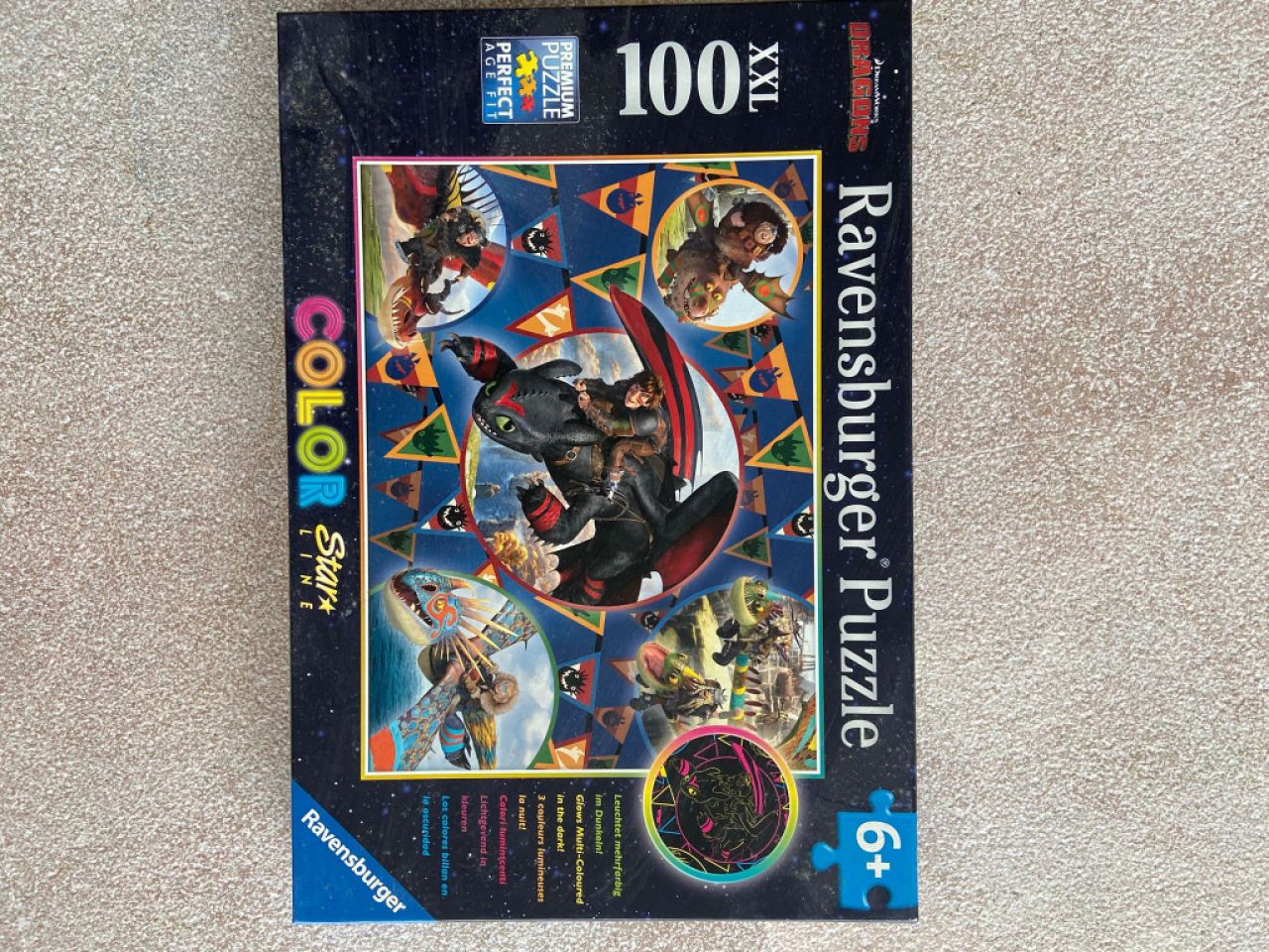 Puzzel Dragon Kinder 100 xxl