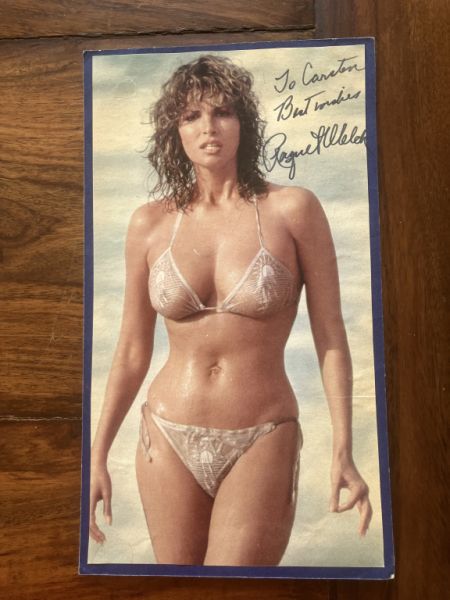 Raquel Welch / autógrafo / firmado / autógrafo