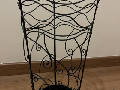 Regenschirmständer Vintage Stil schwarz