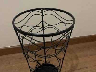 Regenschirmständer Vintage Stil schwarz