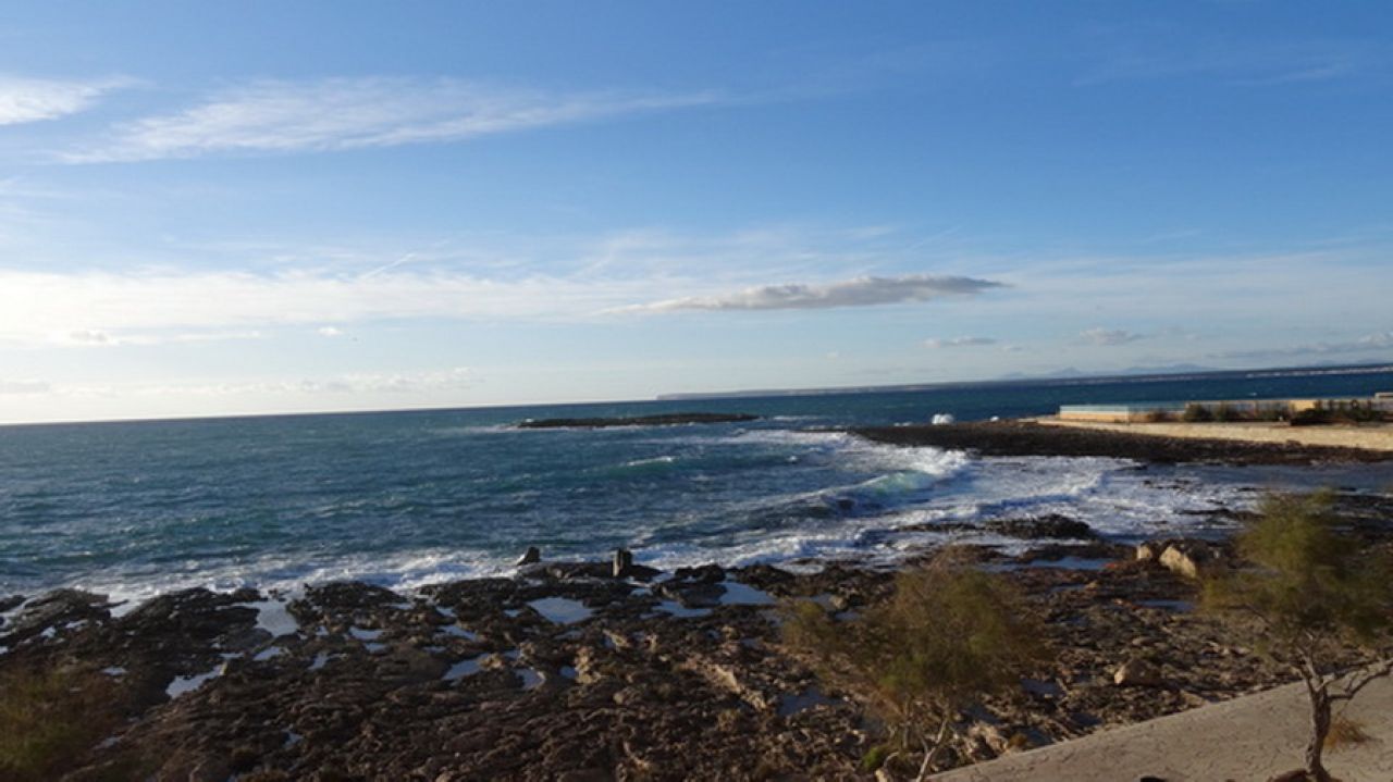 SEASON: Apartment in 1. Line of the beach and coast of Colonia St Jordi-- AP 08 T