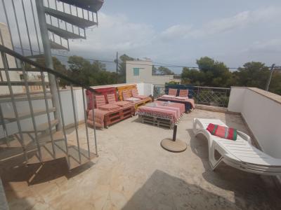 Saison: Chalet mit Fussbodenheizung, Garten und Pool in Cala LLombards -- CH 07 T