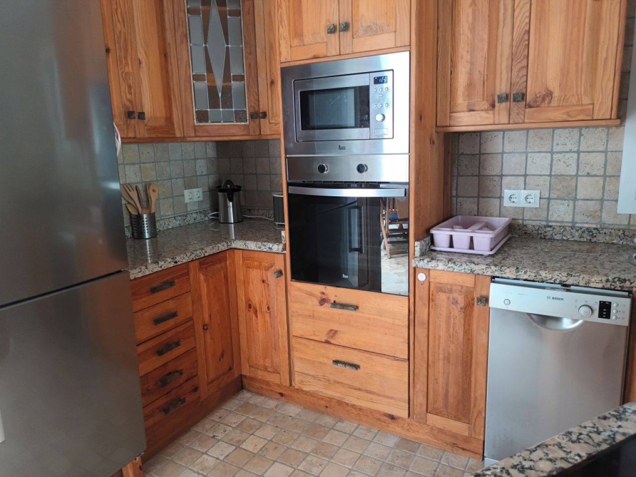 Saison: Chalet mit Fussbodenheizung, Garten und Pool in Cala LLombards -- CH 07 T