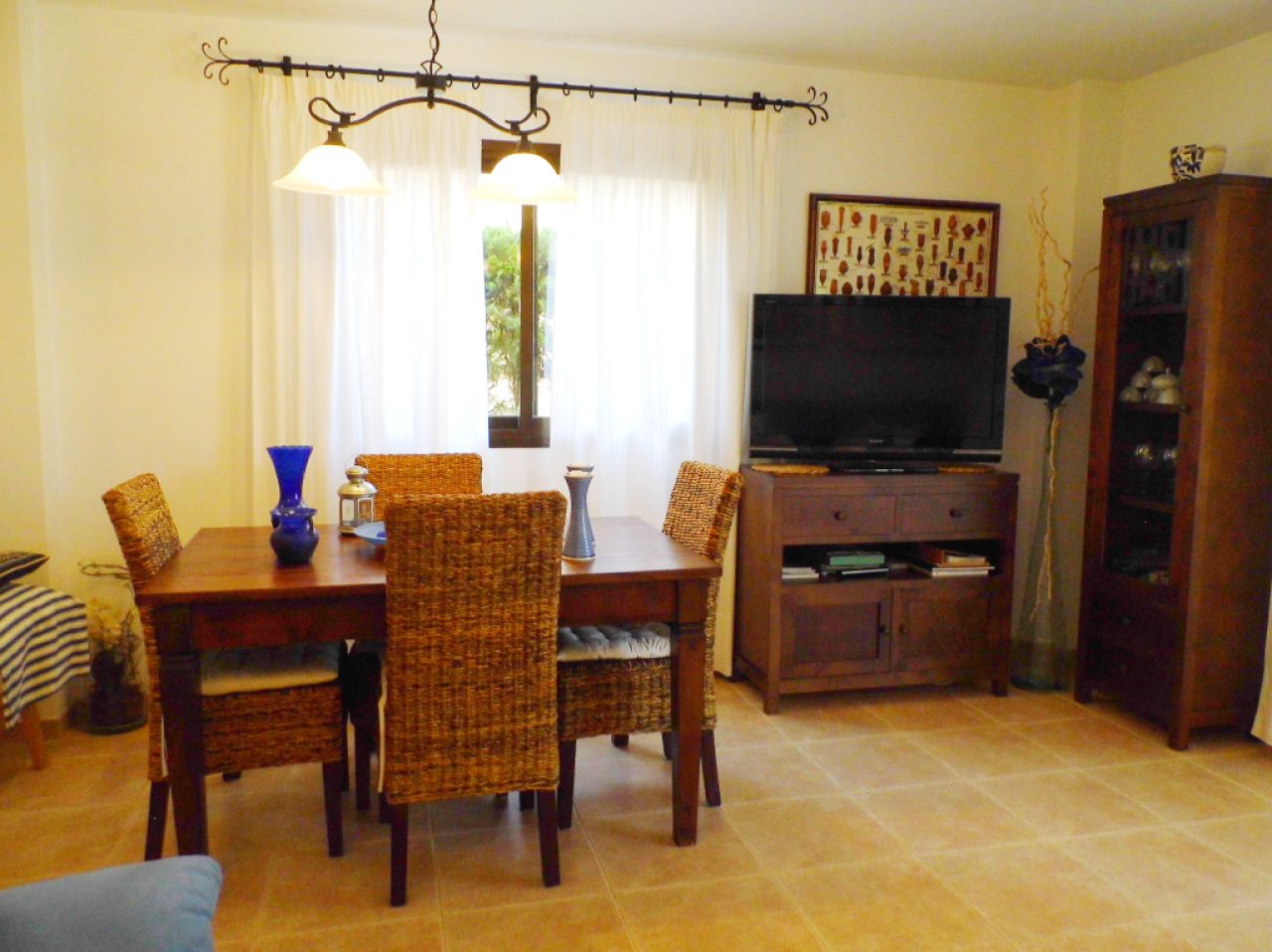 Saison: Ebenerdiges Chalet mit Garten in Sa Rapita-- CH 90 T