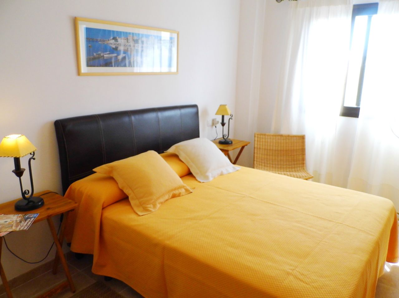 Saison: Ebenerdiges Chalet mit Garten in Sa Rapita-- CH 90 T