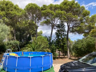 SAISON: Ebenerdiges Chalet mit kleinem Pool und Garten an der Cala Mondrago - Santanyi -- CH 78 T