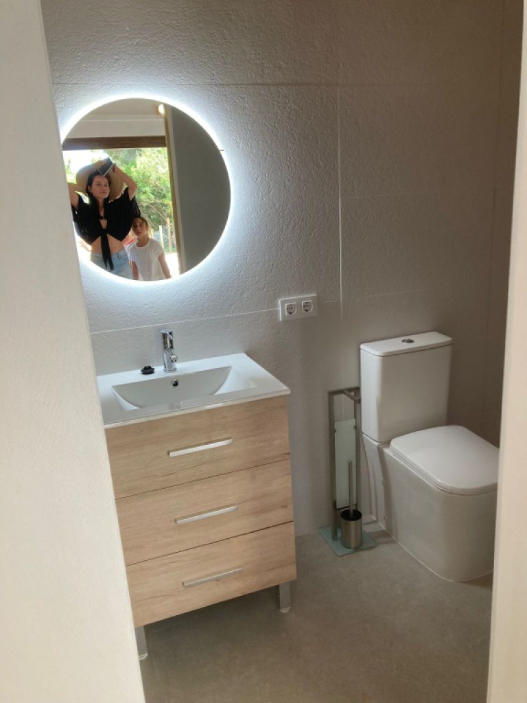 SAISON: Ebenerdiges Chalet mit kleinem Pool und Garten an der Cala Mondrago - Santanyi -- CH 78 T