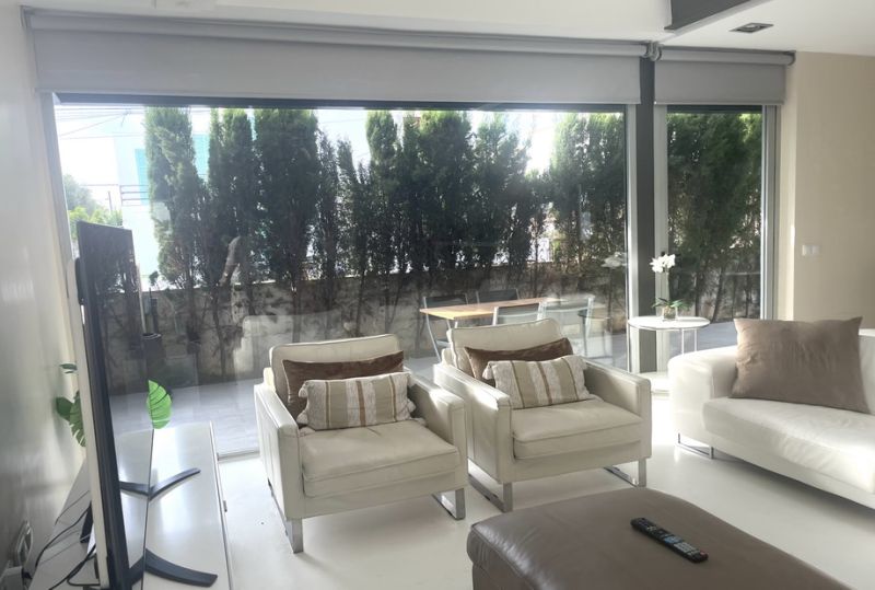 SAISON: Exklusives 2 Etagenchalet mit Pool in ruhiger Lage von Sa Rapita -- CH 77 T