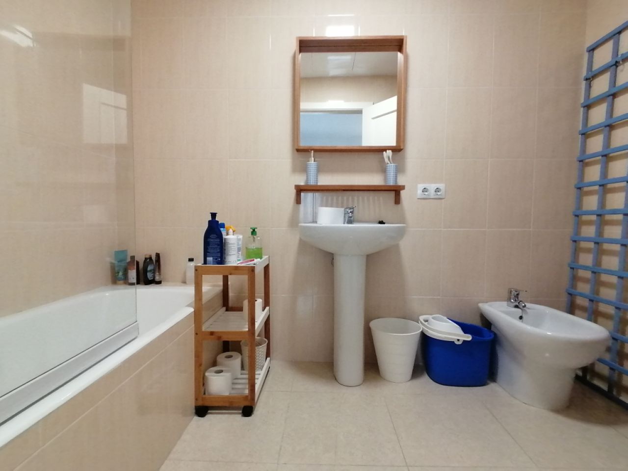 Saison: Parterreapartment mit 2 Terrassen und AC in Hafennähe - Colonia St Jordi -- AP 24 T