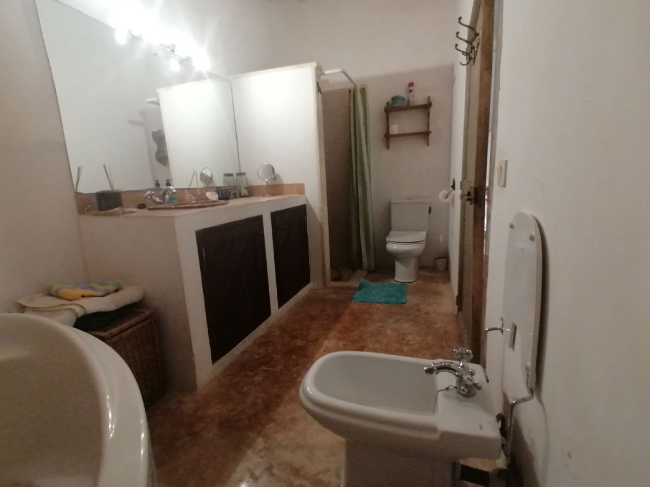 Temporada: Apartamento en planta baja con calefacción central de gasóleo, terraza en el campo cerca de Cas Concos -- AP 62 T