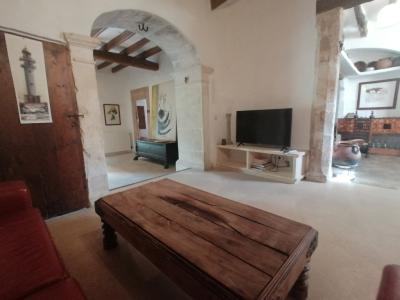 Temporada: Apartamento en planta baja con calefacción central de gasóleo, terraza en el campo cerca de Cas Concos -- AP 62 T