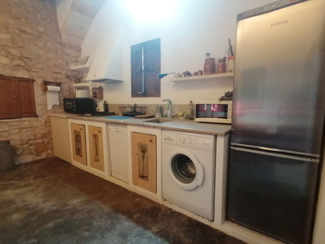 Temporada: Apartamento en planta baja con calefacción central de gasóleo, terraza en el campo cerca de Cas Concos -- AP 62 T