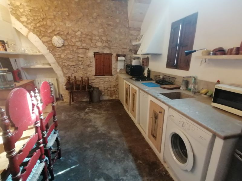 Temporada: Apartamento en planta baja con calefacción central de gasóleo, terraza en el campo cerca de Cas Concos -- AP 62 T