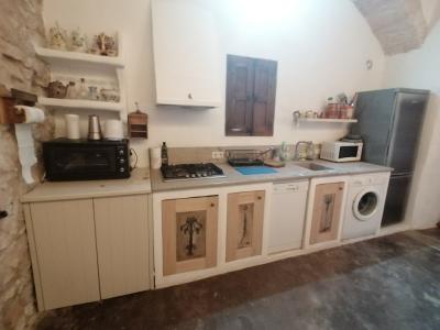 Temporada: Apartamento en planta baja con calefacción central de gasóleo, terraza en el campo cerca de Cas Concos -- AP 62 T