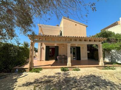 Saison / Winter: Grosses Chalet mit Heizung und schönem Garten bei Estanyol -- Sa Rapita -- CH 67 T