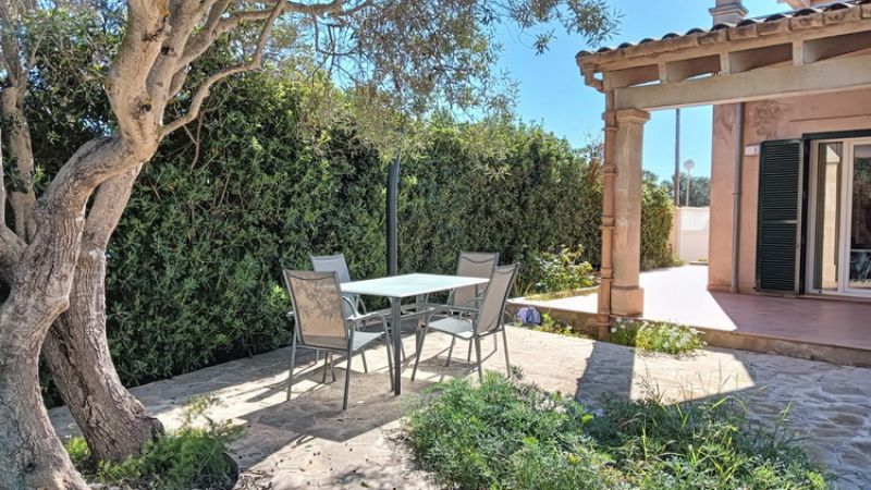 Saison / Winter: Grosses Chalet mit Heizung und schönem Garten bei Estanyol -- Sa Rapita -- CH 67 T