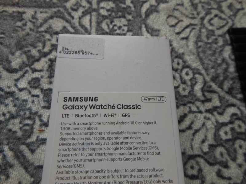 Samsung Galaxy Watch 6 Classic , 47 mm LTE , Bluetooth,GPS uvm. inkl. Zubehör , Top Zustand