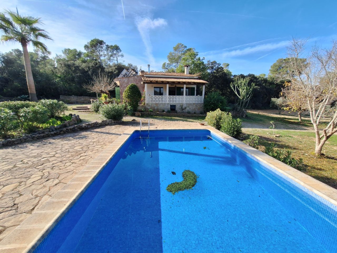 SANT JOAN (INSELMITTE): Charmante Finca mit Pool, eigenem Brunnen, Gästeapartment und 82m2-Schuppen