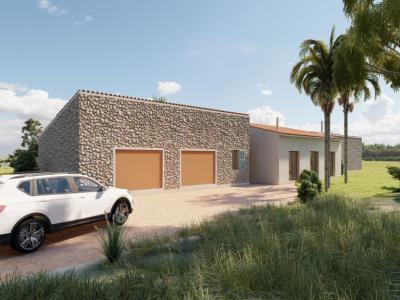 SANT JOAN / PETRA: Ländliches Grundstück MIT BAUGENEHMIGUNG für eine Finca zu verkaufen