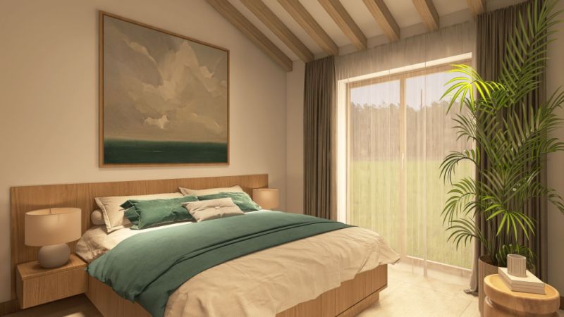 SANT JOAN / PETRA: Ländliches Grundstück MIT BAUGENEHMIGUNG für eine Finca zu verkaufen