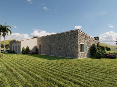 SANT JOAN / PETRA: Ländliches Grundstück MIT BAUGENEHMIGUNG für eine Finca zu verkaufen