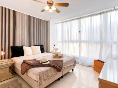 SANTA PONSA on the 1st sea line: Completely renovated, furnished 3-bedroom apartment for long-term rental