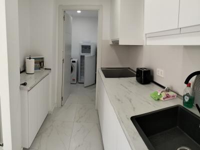 SANTA PONSA: Ruhige, renovierte möblierte 2 SZ-Wohnung mit Meerblick-Terrasse, Heizung & Pool zu VM