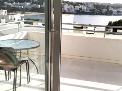 SANTA PONSA: Ruhige, renovierte möblierte 2 SZ-Wohnung mit Meerblick-Terrasse, Heizung & Pool zu VM