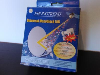 Receptor SAT incl. LNB ambos juntos.